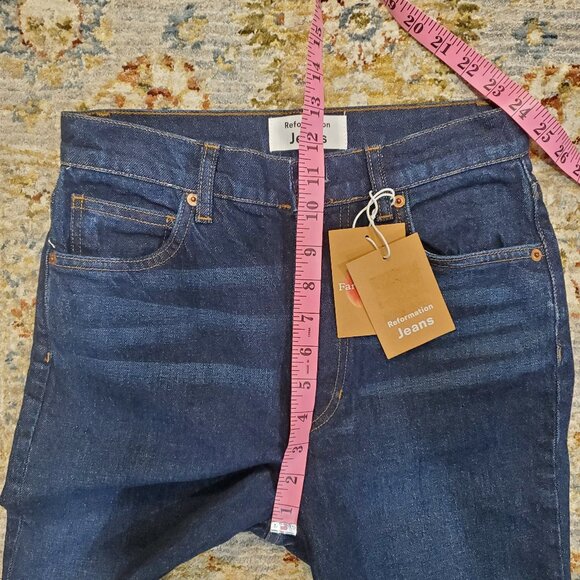 NWT Reformation Peyton High Rise Bootcut Jeans, Size 26 - Picture 8 of 12